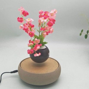 keramisk magnetisk levitating flytande luft bonsai växtpott PA-0706